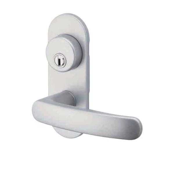 GMレバー limited silver シリンダー付間仕切錠 小判座 D-900 TXS-1H22...