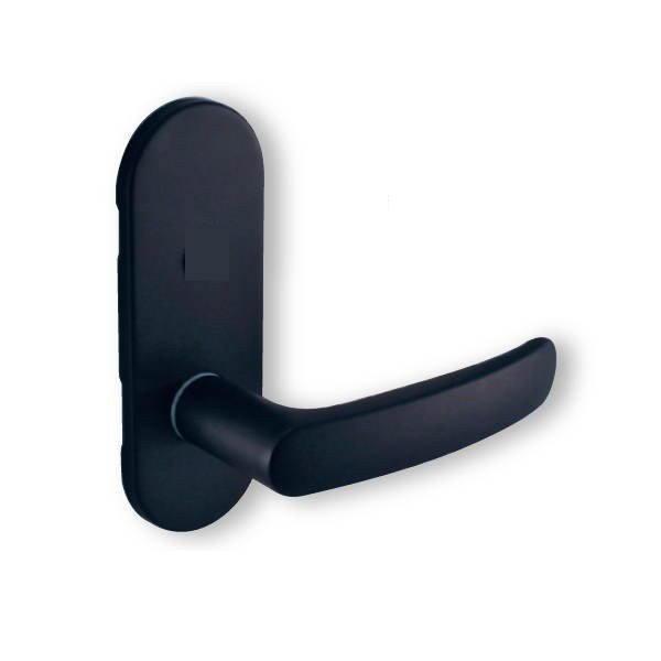 GMレバー マットブラック 艶消し黒 空錠 小判座 D-900 TXS-1H02 バックセット51m...