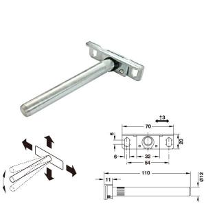 丸喜金属 隠し棚受 左右上下水平調節機能付 N-002｜interiortool