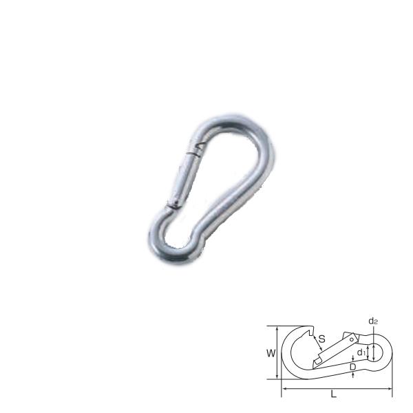 ひめじや スプリングフックS(S2450) SS-5 1個