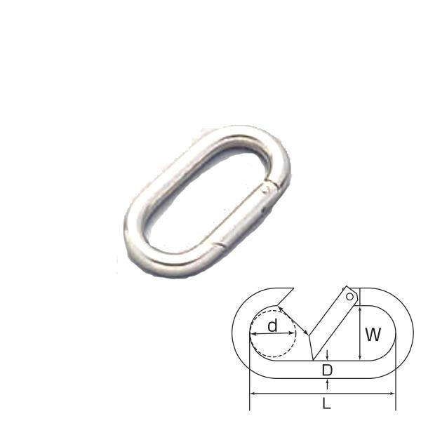 ひめじや O型フック（S100） MO-6 1個