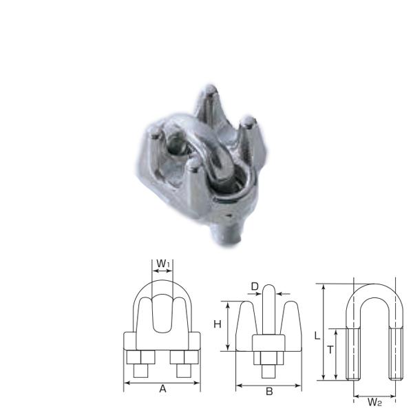 ひめじや ワイヤークリップ（S260） WC-6 1個