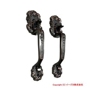 長沢製作所 装飾空錠 古代 キャッスルジュニア 21364GB バックセット