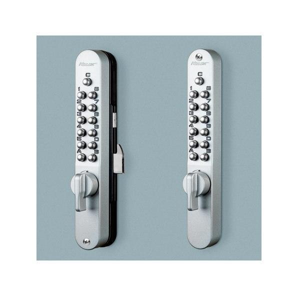 長沢製作所 キーレックス KL800 面付引き戸自動施錠 両面ボタンタイプ K868T 扉厚30〜4...