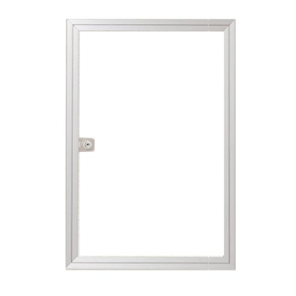 ナカ工業 壁点検口 ウォールハッチ WHA 鍵付タイプ WHA4570 シルバー 450×700mm