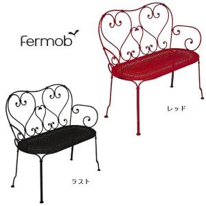 Fermob 1900ベンチ レッド/ラスト W1060×D530×SH460・H900mm｜interiortool