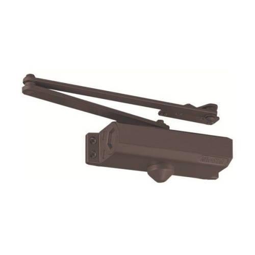 日本ドアチェック製造 ニュースター ドアクローザ P-181L パラレル型 ストップ付き アングルブ...