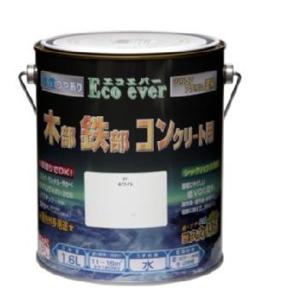 ニッペ 水性 エコエバー 木部・鉄部・コンクリート用塗料 1.6L