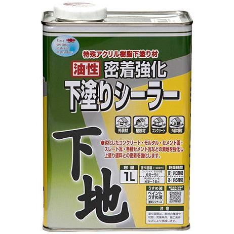 ニッペ 油性密着強化下塗りシーラー 1L 黄褐色