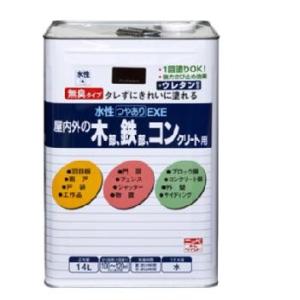 ニッペ 水性 つやありEXE 木部・鉄部・コンクリート用塗料 14L