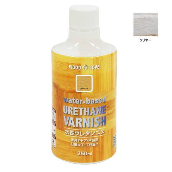 ニッペ 水性ウレタンニス water-based URETHANE VARNISH 250ml クリ...