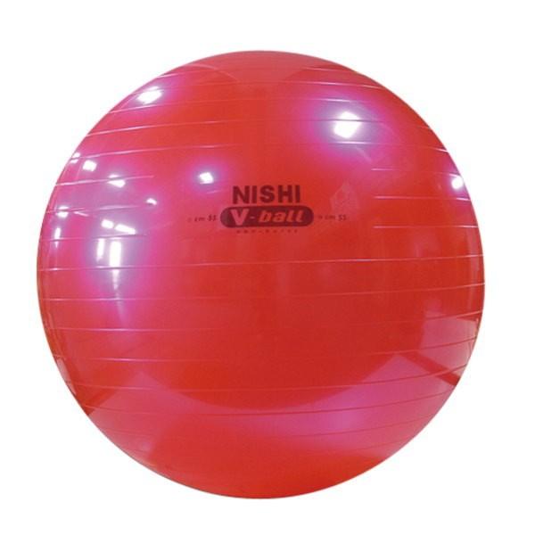 ニシスポーツ ノンバーストVボール NT5872C 直径55cm メタリックピンク