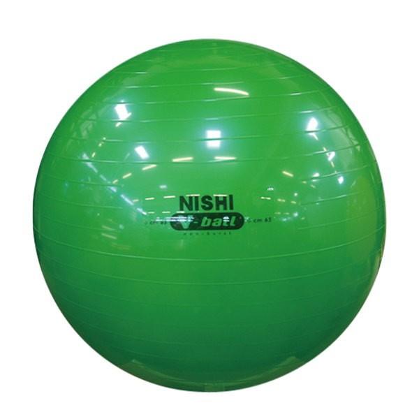 ニシスポーツ ノンバーストVボール NT5873C 直径65cm メタリックライトグリーン