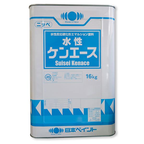 日本ペイント 水性ケンエース 白 16kg 1缶