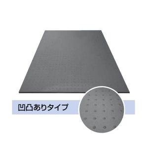 日東化工 ブラックターフR ゴムマット BTR 凸凹あり 10mm厚 1m幅×2m長