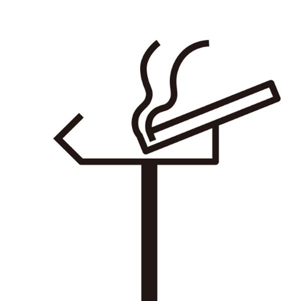 オンリーワンクラブ ピクトサイン スタンド 喫煙所 DP1-S0006●●