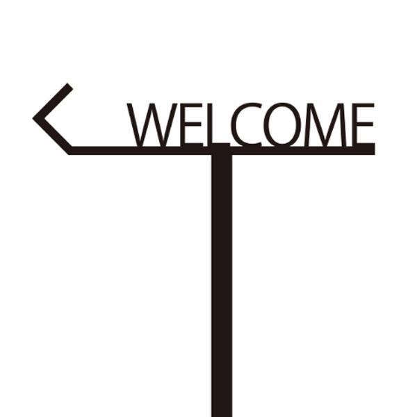 オンリーワンクラブ ピクトサイン スタンド WELCOME DP1-S0008●●