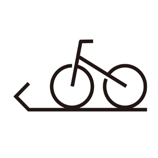 オンリーワンクラブ ピクトサイン 壁付け 駐輪場 DP1-W0004●●