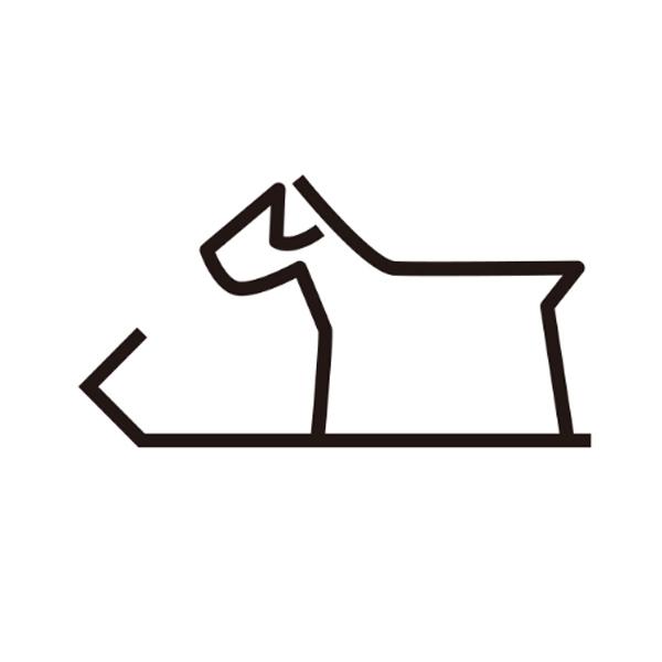 オンリーワンクラブ ピクトサイン 壁付け ドッグラン DP1-W0005●●