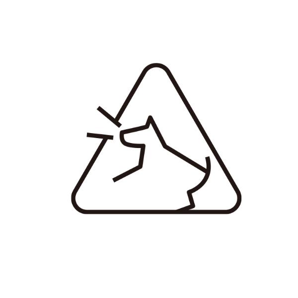 オンリーワンクラブ ピクトサイン 壁付け 猛犬注意 DP1-W0010●●