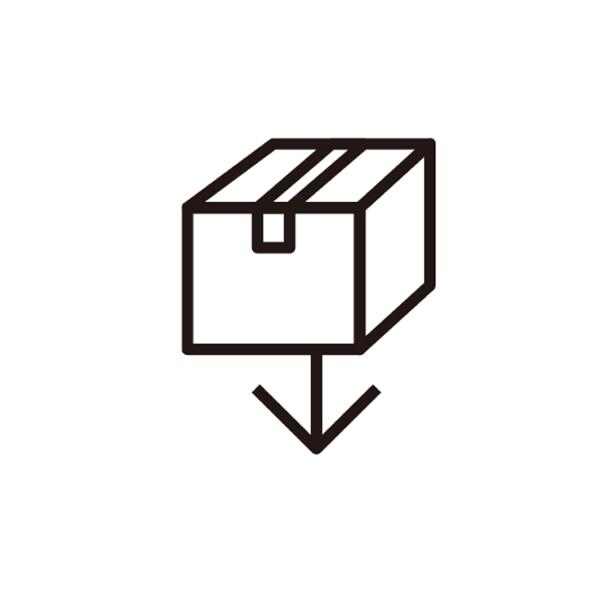 オンリーワンクラブ ピクトサイン 壁付け 宅配ボックスあります DP1-W0014●●