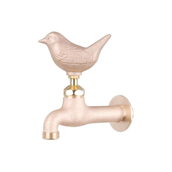 オンリーワンクラブ アニマルフォーセット 寒冷地仕様 真鍮 コマドリ GM3-F-102K