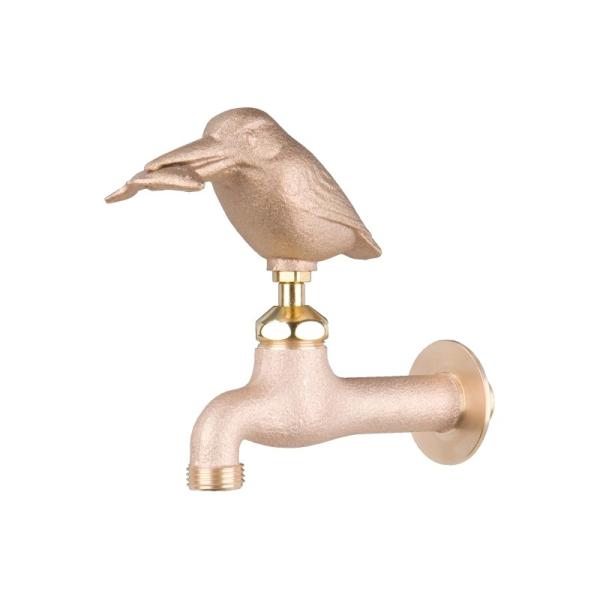 オンリーワンクラブ アニマルフォーセット 寒冷地仕様 真鍮 カワセミ GM3-F-105K