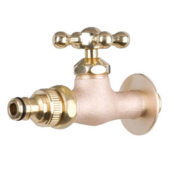 オンリーワンクラブ ホース接続用蛇口（アダプター付き） 真鍮／寒冷地仕様 GM3-F-205K