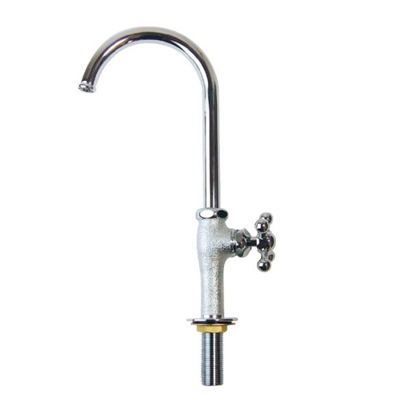 オンリーワンクラブ スワンネック型蛇口 メッキ／寒冷地仕様 GM3-F-909K