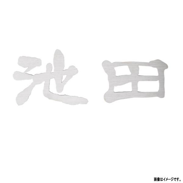 オンリーワンクラブ 表札 円游隷 ステンレスヘアーラインタイプ ネーム本体 ：ステンレスHL HS1...
