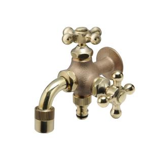 オンリーワンクラブ ガーデニング水栓 二口万能胴長水栓