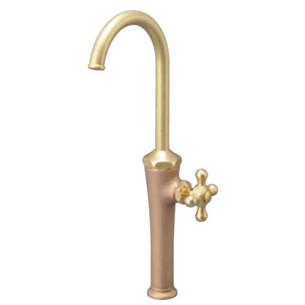 オンリーワンクラブ デザイン水栓 立水栓レトロン （ブラス） HV4-T15J-RB