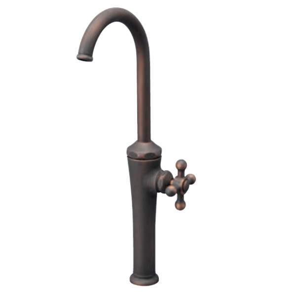 オンリーワンクラブ デザイン水栓 立水栓レトロン （ブロンズメッキ） HV4-T15J-RMS