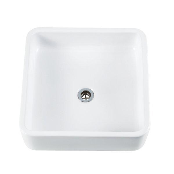 オンリーワンクラブ 素（シロ） 洗面器 Mスクエア リアリーホワイトIB4-E323050
