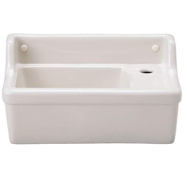 壁付型手洗器（立水栓用/穴あき） Sレクタングル リネン IB4-E350100