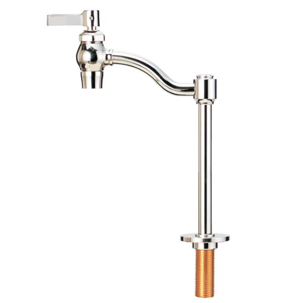 オンリーワンクラブ 単水栓 立豆栓（セラミックカートリッジ） ニッケルクローム IB4-E38211...