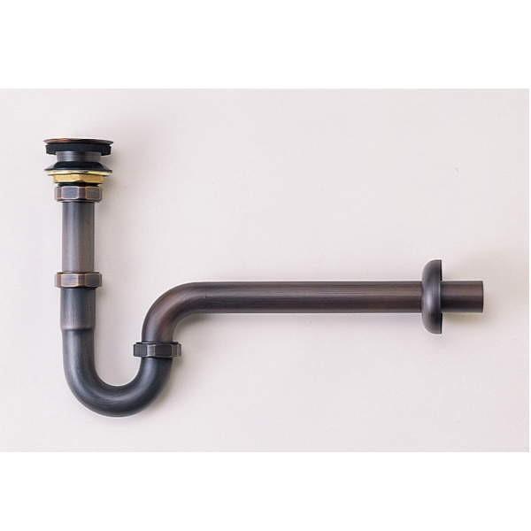 オンリーワンクラブ 排水部品 Pトラップ排水金具付 25mm ブロンズ IB4-EP17122