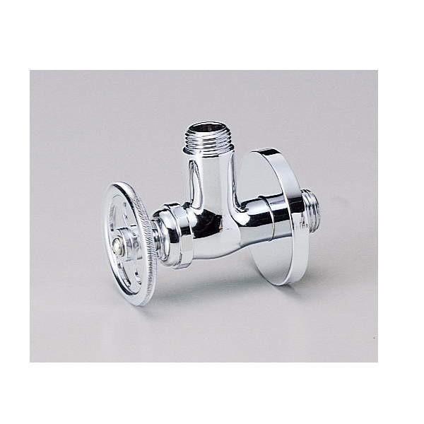 オンリーワンクラブ 給水部品 理科型アングル止水栓（壁給水） クローム IB4-EP17140