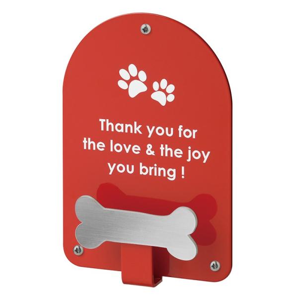 オンリーワンクラブ ドッグパーキング パピーウォール デザイン2 レッド KS3-C149E