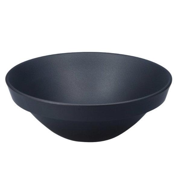 オンリーワンクラブ 信楽焼手洗鉢 φ400 置き型 黒マット MZ4-1001WB