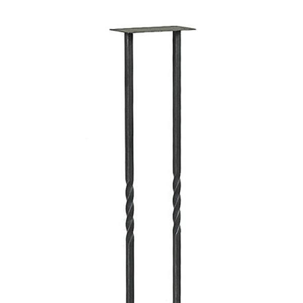 オンリーワンクラブ ポストスタンド クラシック 2型 黒艶消し （シルバー古美） NL1-S02