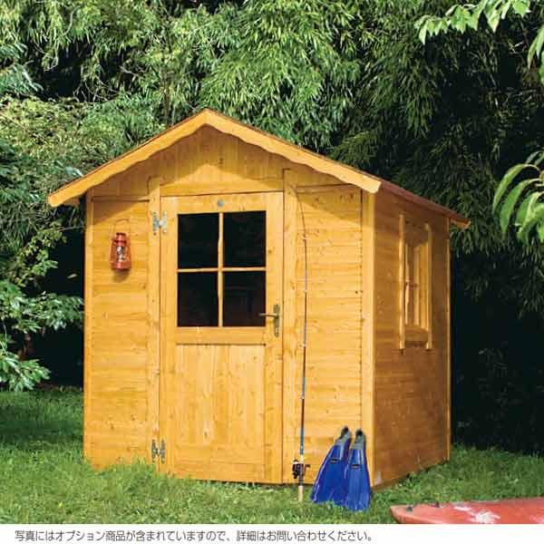 オンリーワンクラブ ミニハウス・物置 フィオーレLG・メタルルーフ 標準ブラック NS3-FC-MT...