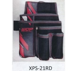 MEXES 釘袋 工具差付腰袋 ニューポリ XPS-21ＲＤ（レッド） 約H290×W270×D17...