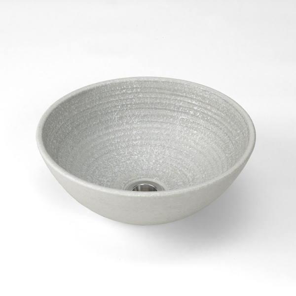 リラインス 置き型手洗器（銀鼠） 仕上：ラスター釉 LSP-GN