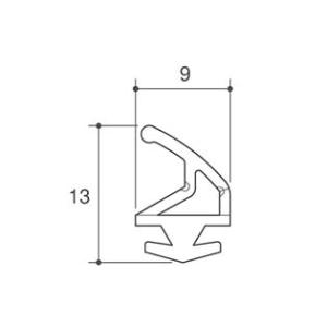三協アルミ 気密材・モヘア PYTA480-00 10m巻
