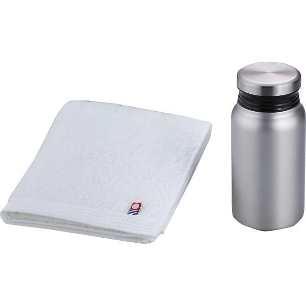 リュクス サーモボトル＆今治タオルセット シルバー 52839