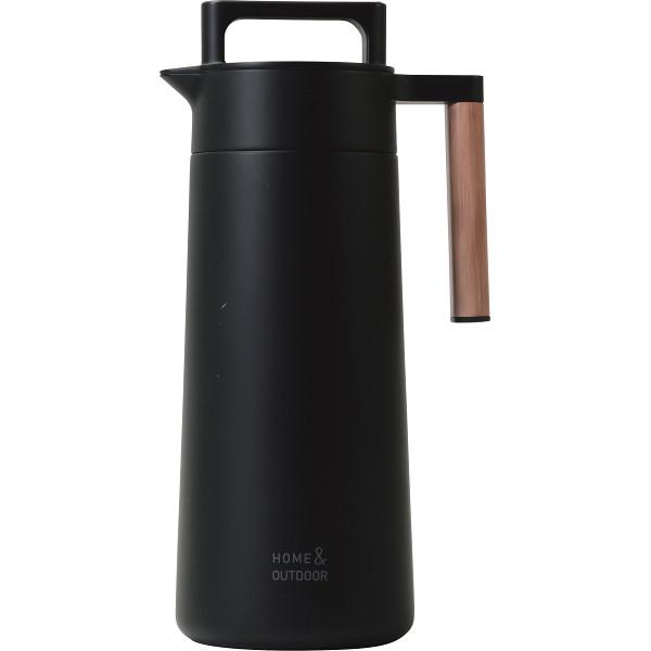 外でも使える全真空テーブルポット（1.1L） ブラック HC-13