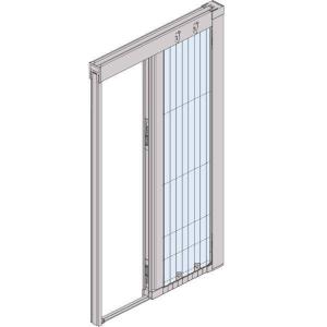 セイキ アコーディオン網戸 アルマーデフリー 片引き 幅300