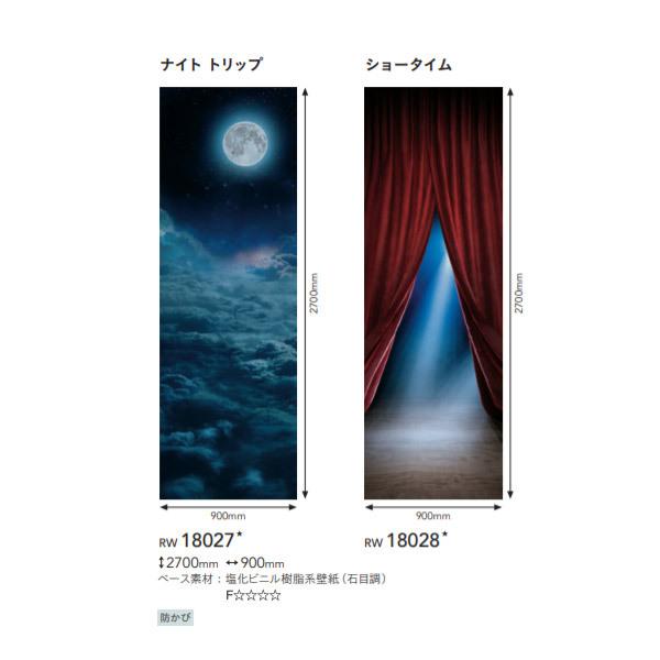 シンコール リアルウォール ナイトトリップ／ショータイム RW18027・RW18028 一巾タイプ...