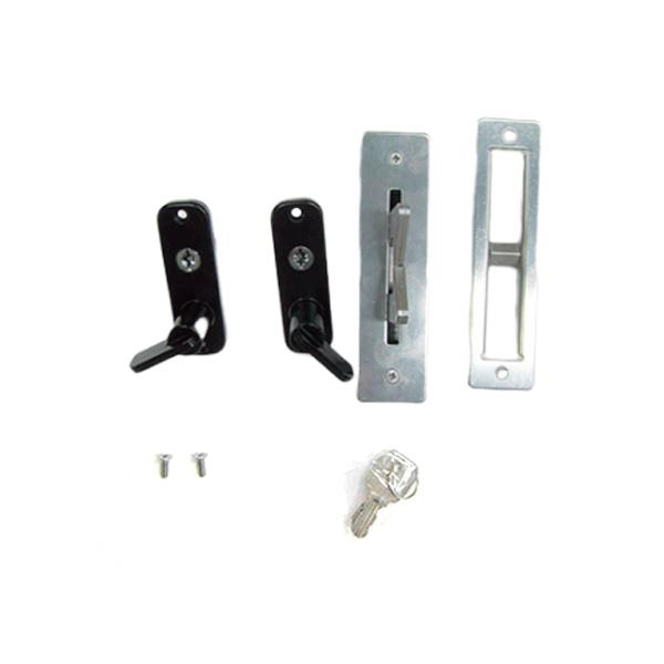 四国化成 補修部品 アコーディオン門扉用交換用ツインラッチ錠セット（シリンダー錠） OAC-LPT2...
